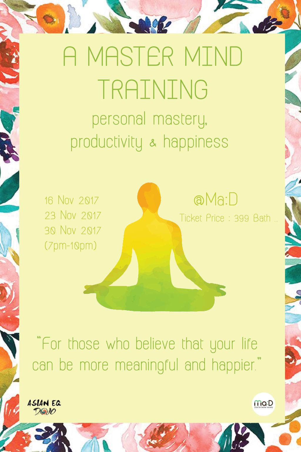 A Master Mind Training | Eventpop | Eventpop