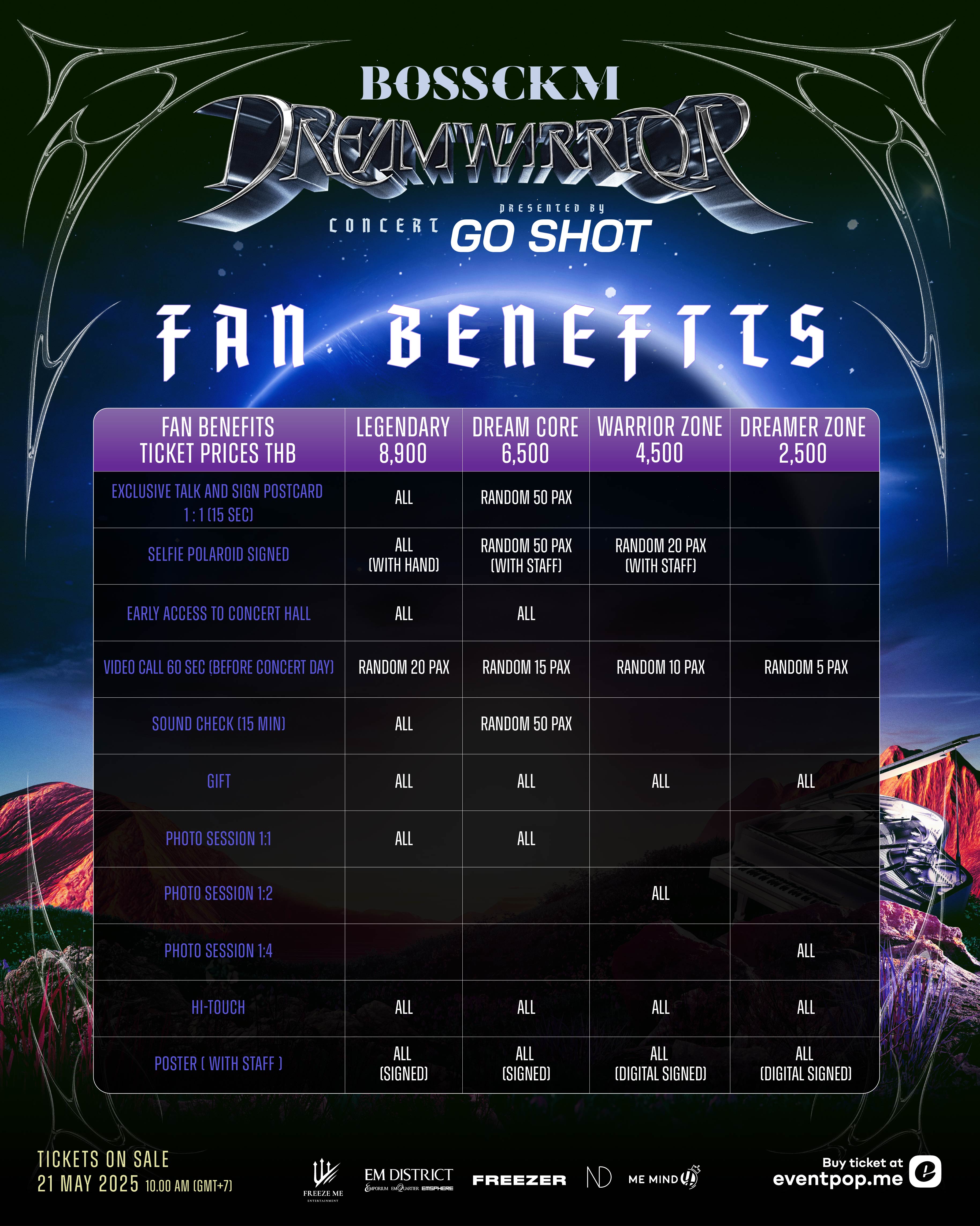 BOSSCKM DREAM WARRIOR CONCERT | Eventpop