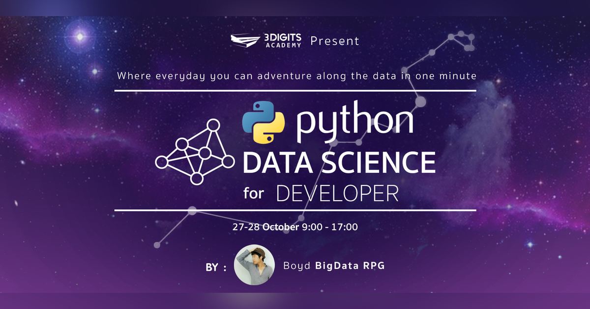 Workshop: Python Data Science for Developer | Eventpop