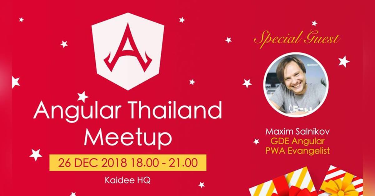 Angular Meetup DEC 2018 | Eventpop