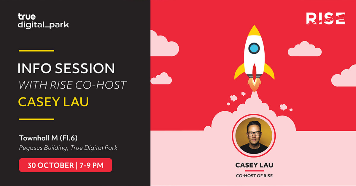 Info Session with RISE Co-host Casey Lau | Eventpop