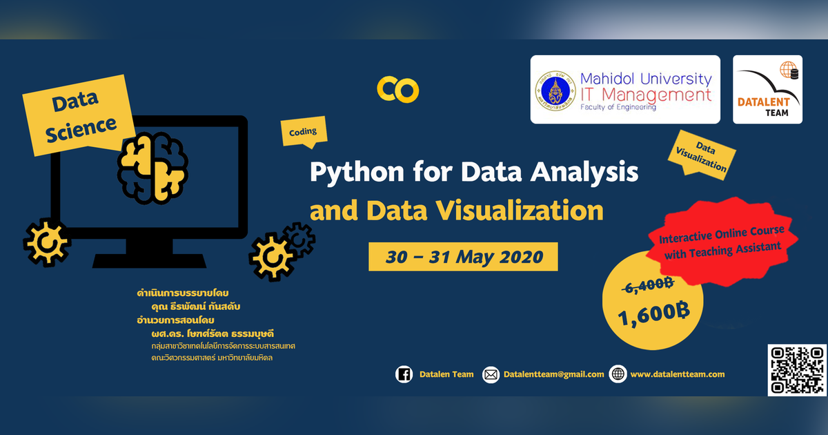 Python for Data Analysis and Data Visualization | Eventpop