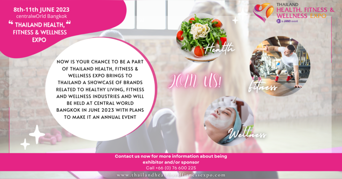 THAILAND HEALTH, FITNESS & WELLNESS EXPO 2023 Eventpop Eventpop