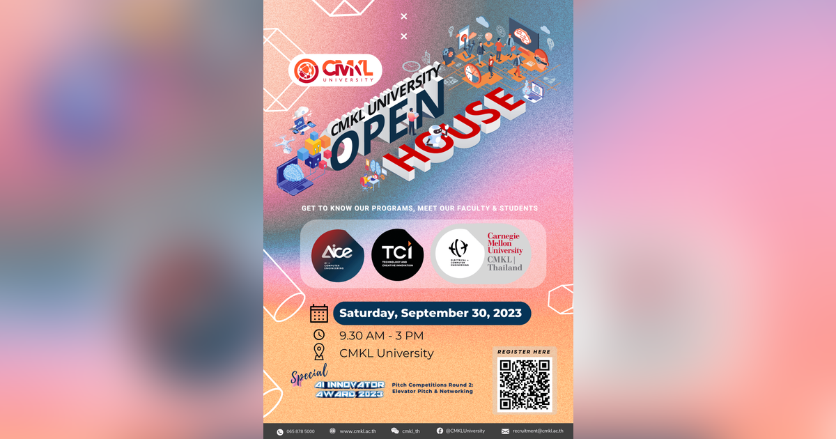 CMKL University Open House 2023 Eventpop Eventpop