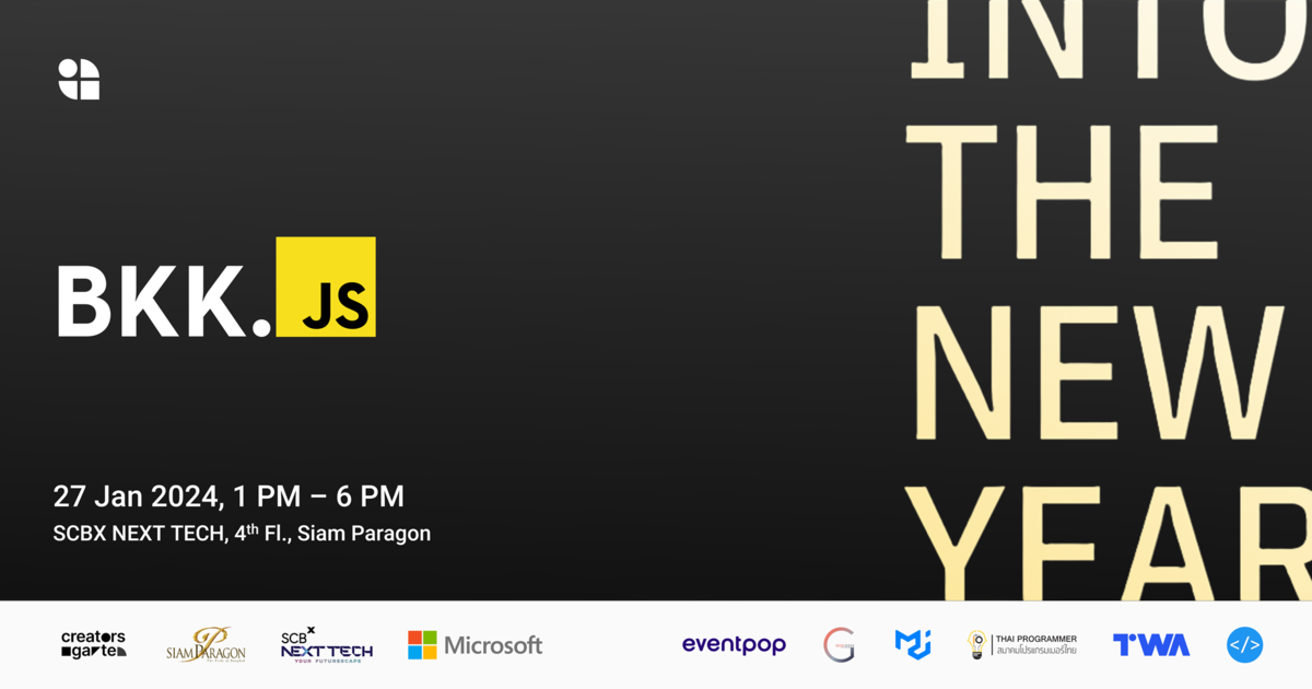 BKK.JS #19: Into the New Year | Eventpop
