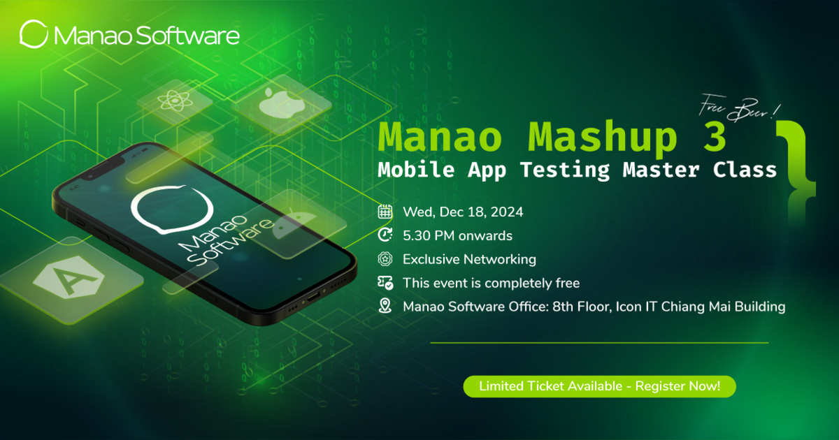 Manao Mashup: Mobile App Testing Master Class(and Free Beer)! | Eventpop