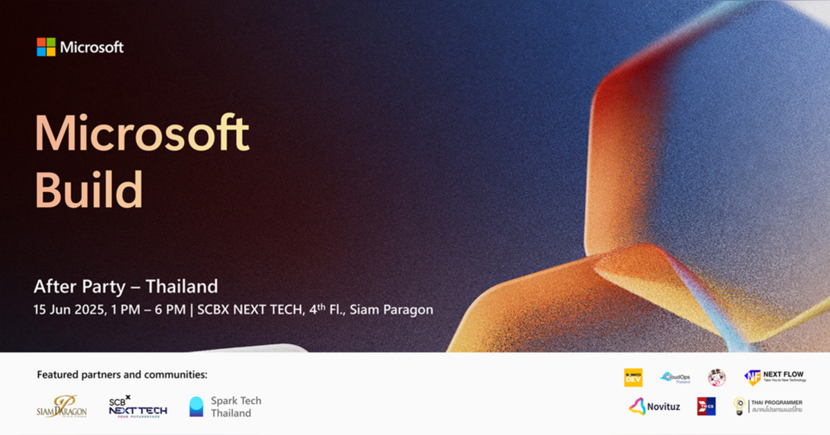 Microsoft Build – After Party Thailand | Eventpop