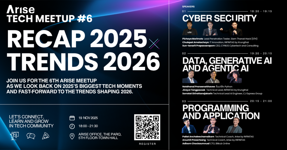 Arise Tech Meetup #6: Recap 2025, Trends 2026 | Eventpop