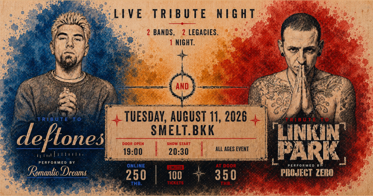 Deftones And Linkin Park | Live Tribute Night at SMELT.BKK