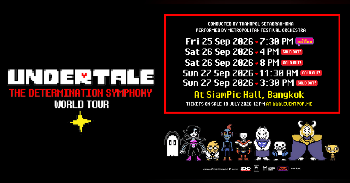 UNDERTALE The Determination Symphony World Tour