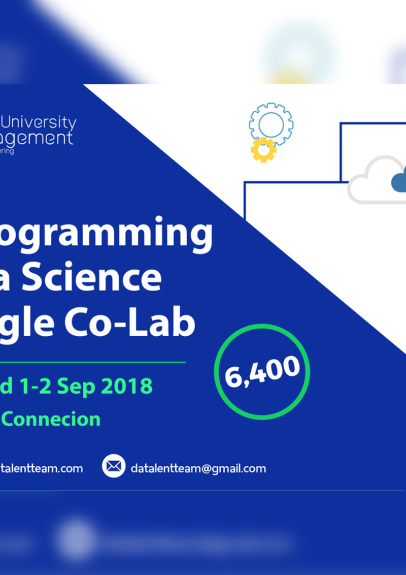 Python Programming for Data Science with Google Co-Lab | Eventpop ...