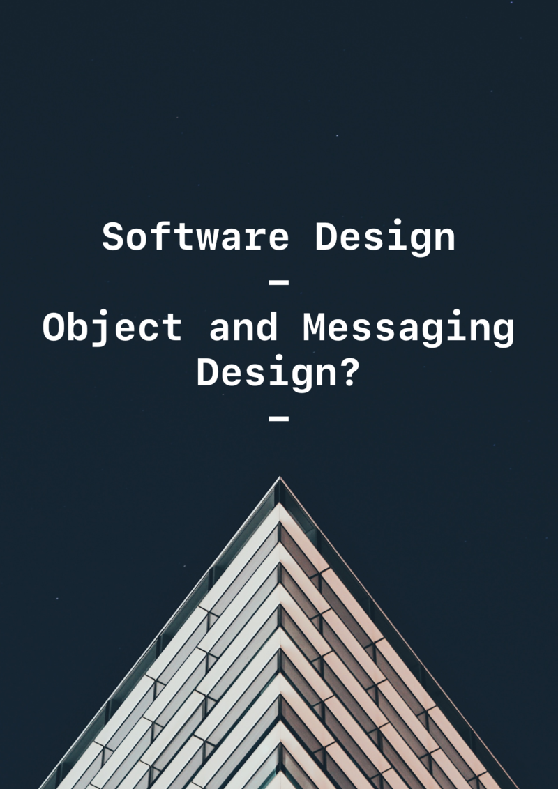 Software Design [Object/Message Passing Design?] for ODDS | Eventpop