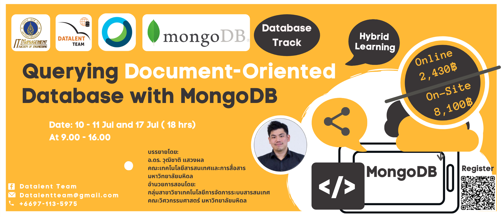 Querying Document-Oriented Database with MongoDB รุ่นที่ 3 | Eventpop ...