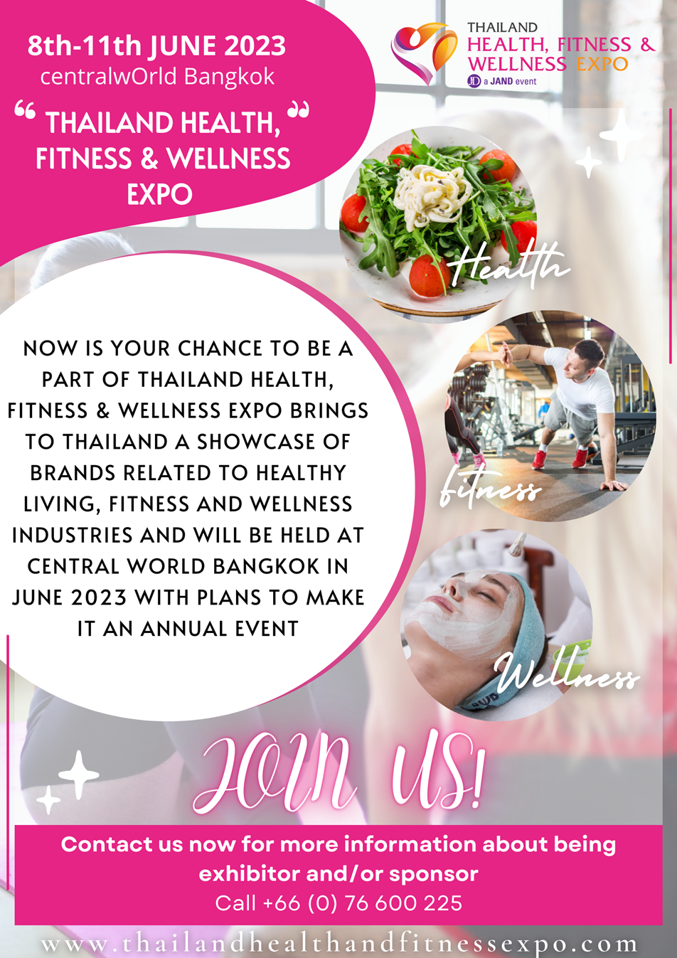 THAILAND HEALTH, FITNESS & WELLNESS EXPO 2023 Eventpop Eventpop
