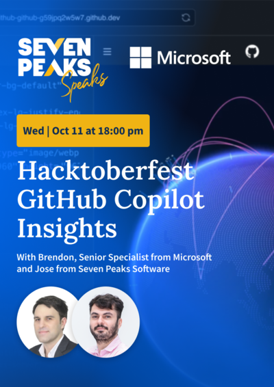 Seven Peaks Speaks: Hacktoberfest GitHub Copilot Insights | Eventpop