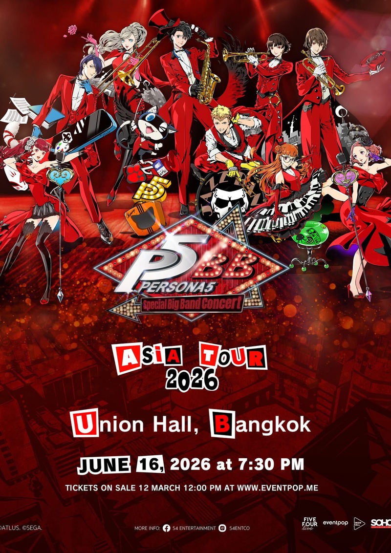 PERSONA 5 Special Big Band Concert Asia Tour 2026 | Eventpop