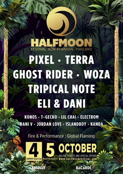 Halfmoon Festival : 4th & 5th October - กรุงเทพมหานคร event poster