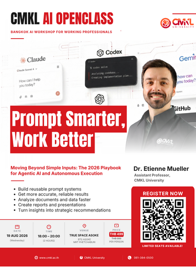 CMKL AI Openclass : Prompt Smarter,